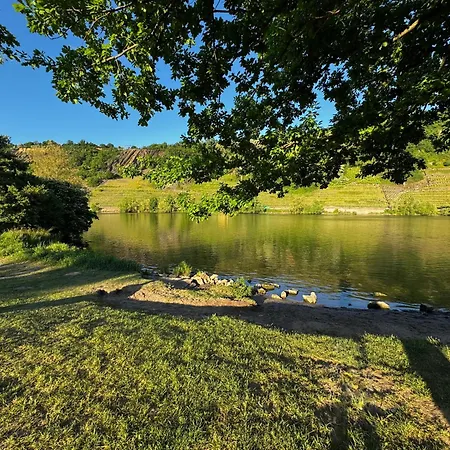 Ufergeheimnis Am Guelser Moselbogen I 2 Sz I 5 Gaeste I Badebucht I Grill I Garten