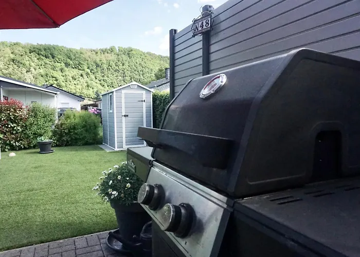 شقة Ufergeheimnis Am Guelser Moselbogen I 2 Sz I 5 Gaeste I Badebucht I Grill I Garten كوبلنس